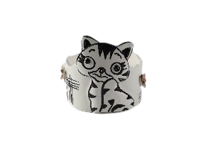 Planting pot-cat shape